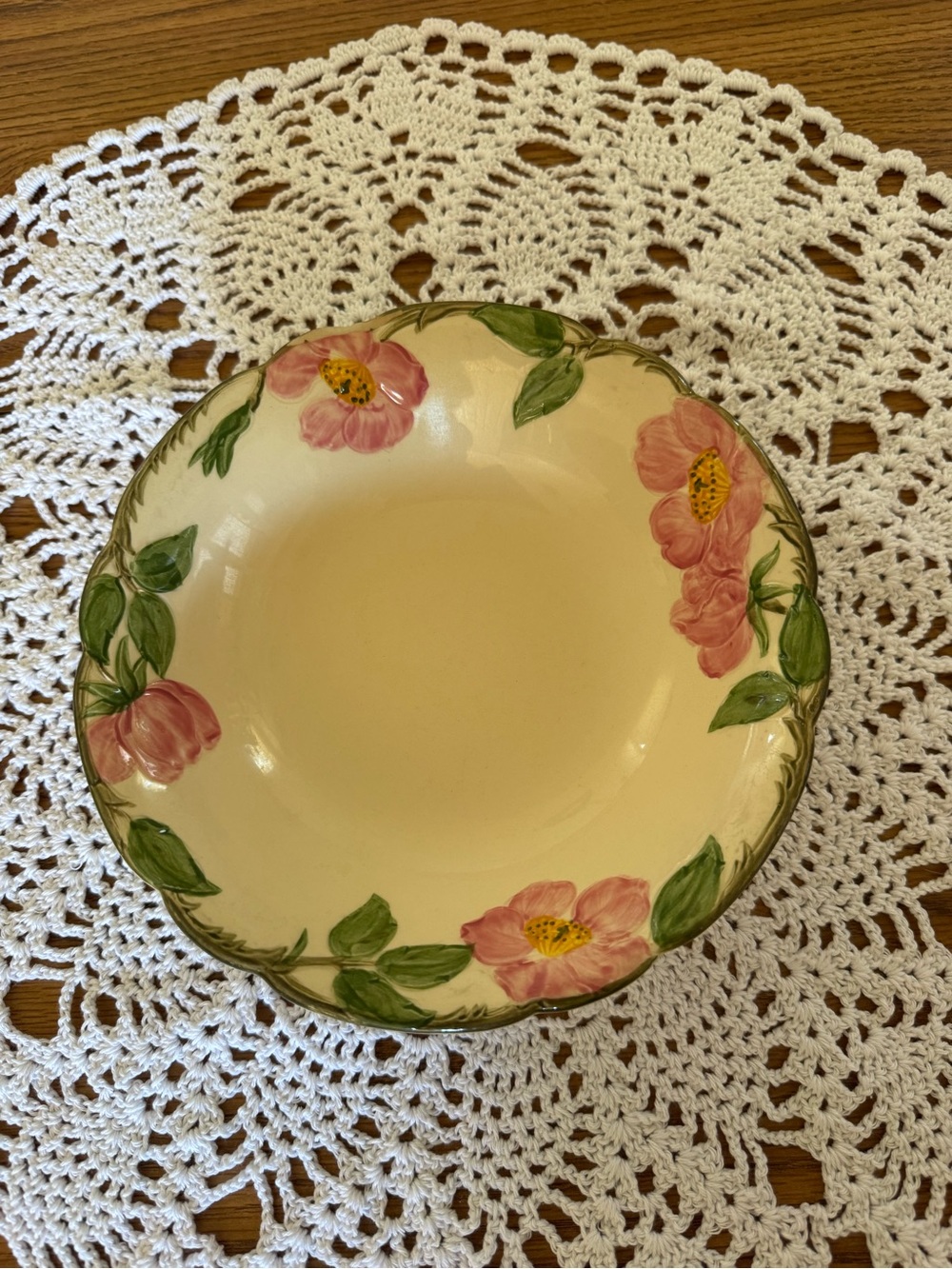 Vintage Franciscan Desert Rose 8” Serving Bowl